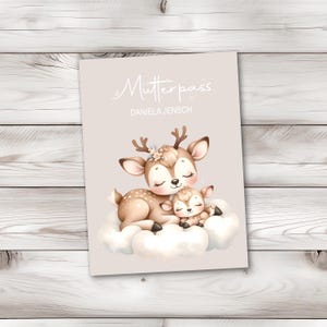 Mutterpasshülle - Geschenke für werdende Mama - Geschenk zur Schwangerschaft - personalisierte Geschenke für Mama - Mutterpass Hülle
