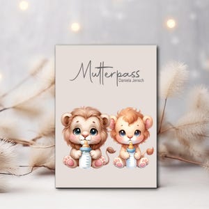 Mutterpasshülle - Geschenke für werdende Mama - Geschenk zur Schwangerschaft - personalisierte Geschenke für Mama - Mutterpass Hülle