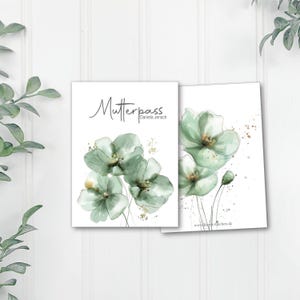 Mutterpasshülle - Geschenke für werdende Mama - Geschenk zur Schwangerschaft - personalisierte Geschenke für Mama - Mutterpass Hülle