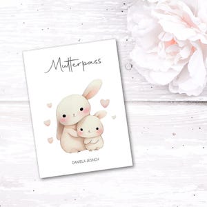 Mutterpasshülle - Geschenke für werdende Mama - Geschenk zur Schwangerschaft - personalisierte Geschenke für Mama - Mutterpass Hülle