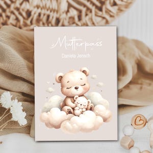 Mutterpasshülle - Geschenke für werdende Mama - Geschenk zur Schwangerschaft - personalisierte Geschenke für Mama - Mutterpass Hülle