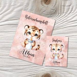 U Heft und Impfpass Hülle - Personalisierte Babygeschenke - Geschenkideen zur Geburt - Impfpass Hülle - U Heft Hülle - für Kinder