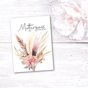 Mutterpasshülle - Geschenke für werdende Mama - Geschenk zur Schwangerschaft - personalisierte Geschenke für Mama - Mutterpass Hülle