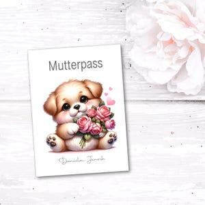 Mutterpasshülle - Geschenke für werdende Mama - Geschenk zur Schwangerschaft - personalisierte Geschenke für Mama - Mutterpass Hülle