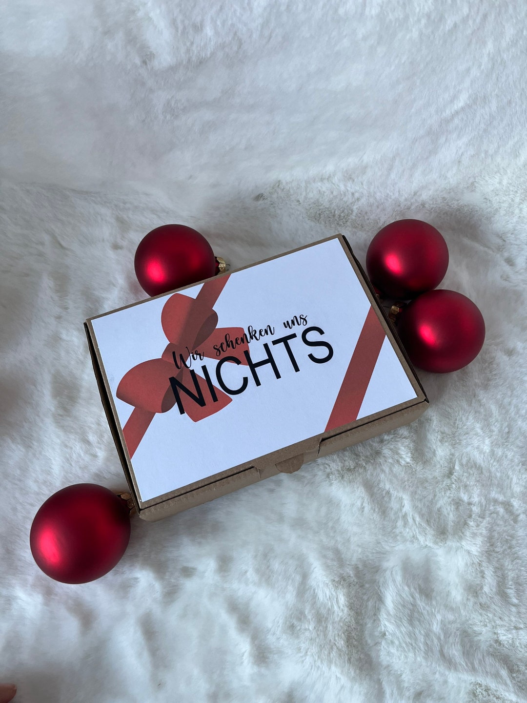 Wir schenken uns nichts Ich wünsche mir nichts Geschenk Etsy.de