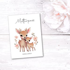 Mutterpasshülle - Geschenke für werdende Mama - Geschenk zur Schwangerschaft - personalisierte Geschenke für Mama - Mutterpass Hülle