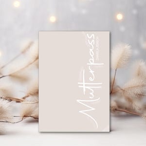 Mutterpasshülle - Geschenke für werdende Mama - Geschenk zur Schwangerschaft - personalisierte Geschenke für Mama - Mutterpass Hülle