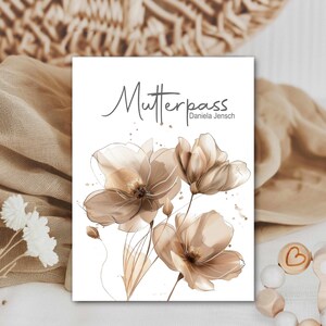 Mutterpasshülle - Geschenke für werdende Mama - Geschenk zur Schwangerschaft - personalisierte Geschenke für Mama - Mutterpass Hülle