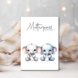 Mutterpasshülle - Geschenke für werdende Mama - Geschenk zur Schwangerschaft - personalisierte Geschenke für Mama - Mutterpass Hülle