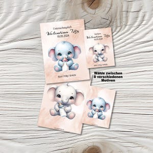 U Heft und Impfpass Hülle - Personalisierte Babygeschenke - Geschenkideen zur Geburt - Impfpass Hülle - U Heft Hülle - für Kinder - Tiere
