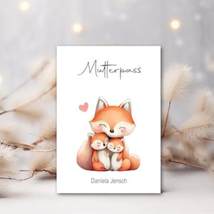 Mutterpasshülle - Geschenke für werdende Mama - Geschenk zur Schwangerschaft - personalisierte Geschenke für Mama - Mutterpass Hülle