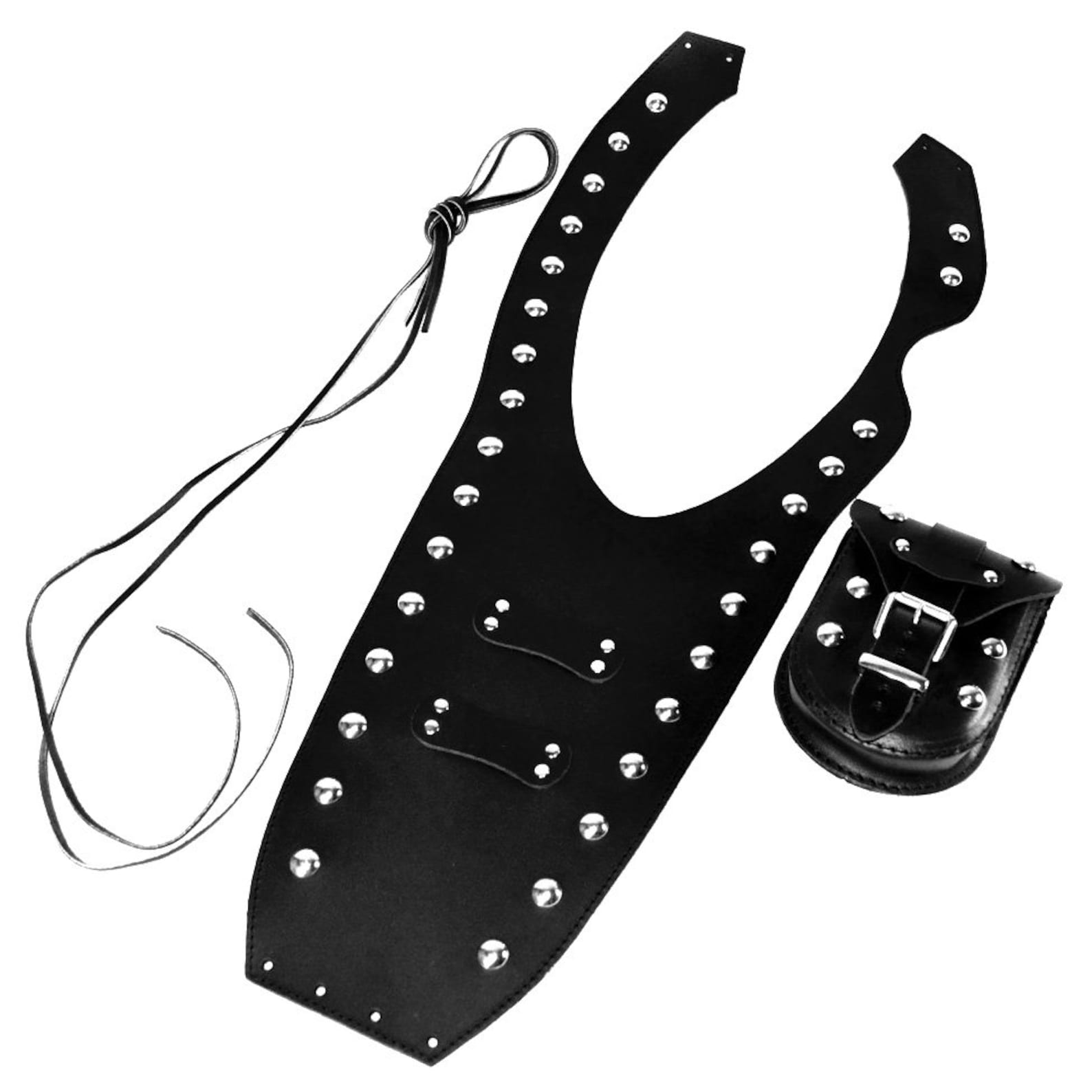 Genuine Leather Tank Panel Pad / Bib Cover For Yamaha V Star XVS1100 Custom & Classic