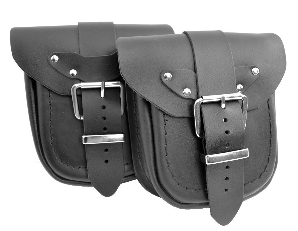 Motorcycle Trike Leather Bag Case Pannier Saddlebag with lock Etsy