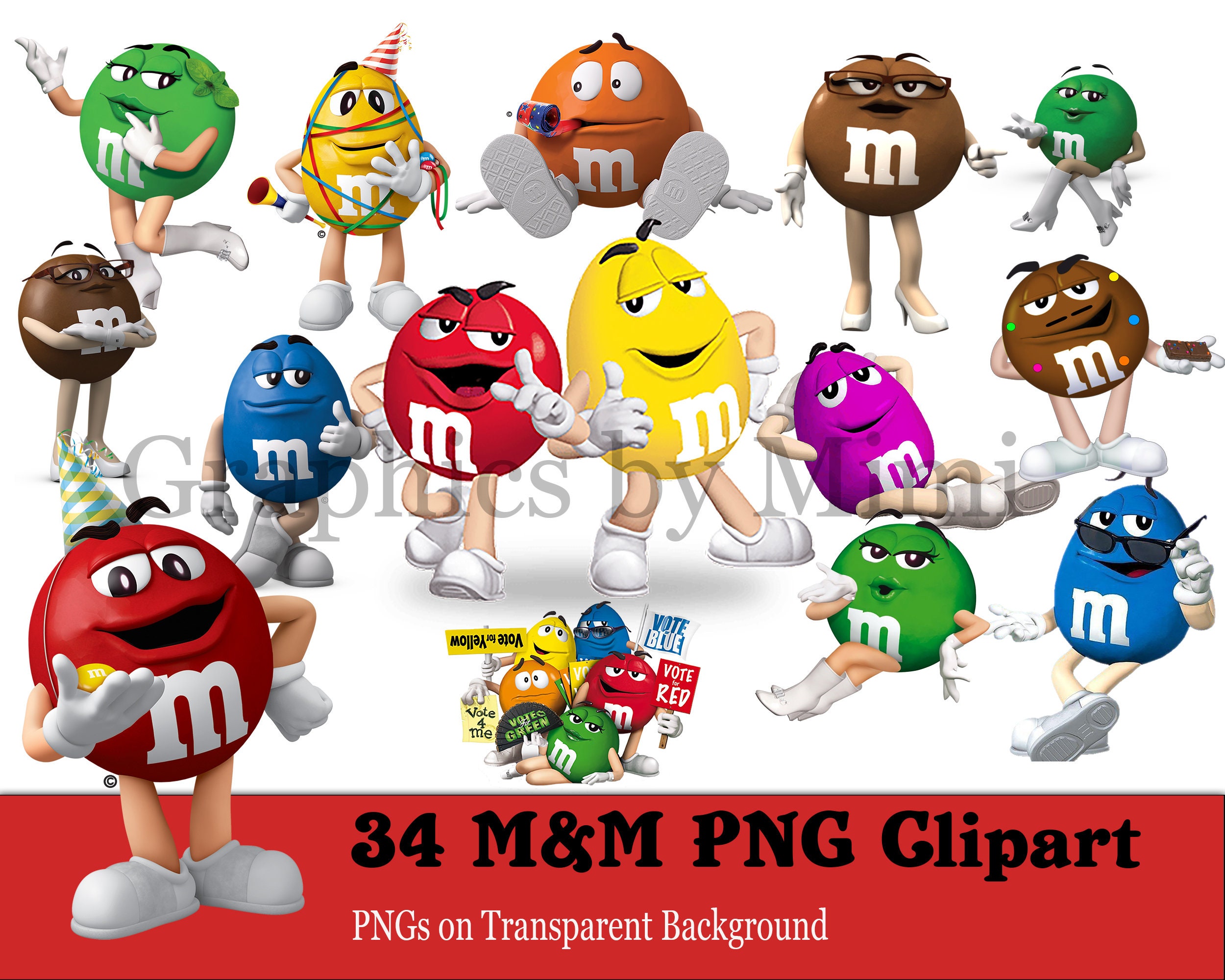 blue m&m character png