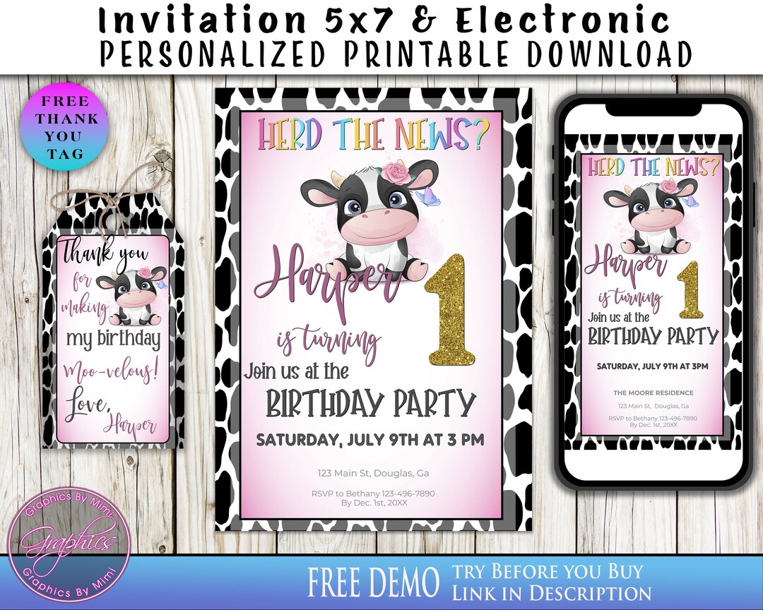 Cow Theme Party Cow Party Decor Cow Invitation Cow Birthday Party Il 1080xN.5043158403 7kn6