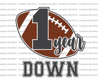First Birthday Svg, Football One Svg, First Birthday Png, Football One Png, 1st Year Down Svg, It&#39;s My Birthday Svg, Football Birthday F2122