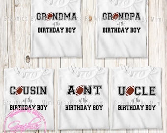 First Birthday Svg, Football One Svg First Birthday Png, Football One Png, 1st Year Down Svg, Football Birthday EXTENDED Family Bundle F2122