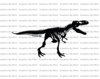 T Rex Dinosaur Svg, Skeleton Bones Svg, Dinosaur Png, Skeleton Bones Png