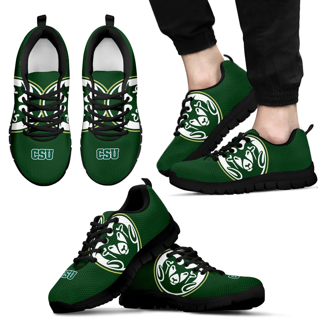 Colorado State Rams Custom Shoes Sneakers For Fan NCAA | Etsy