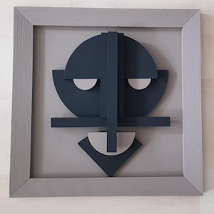 Geometric Wood Wall Art: 3D Abstract Sculpture, Modern Home Decor