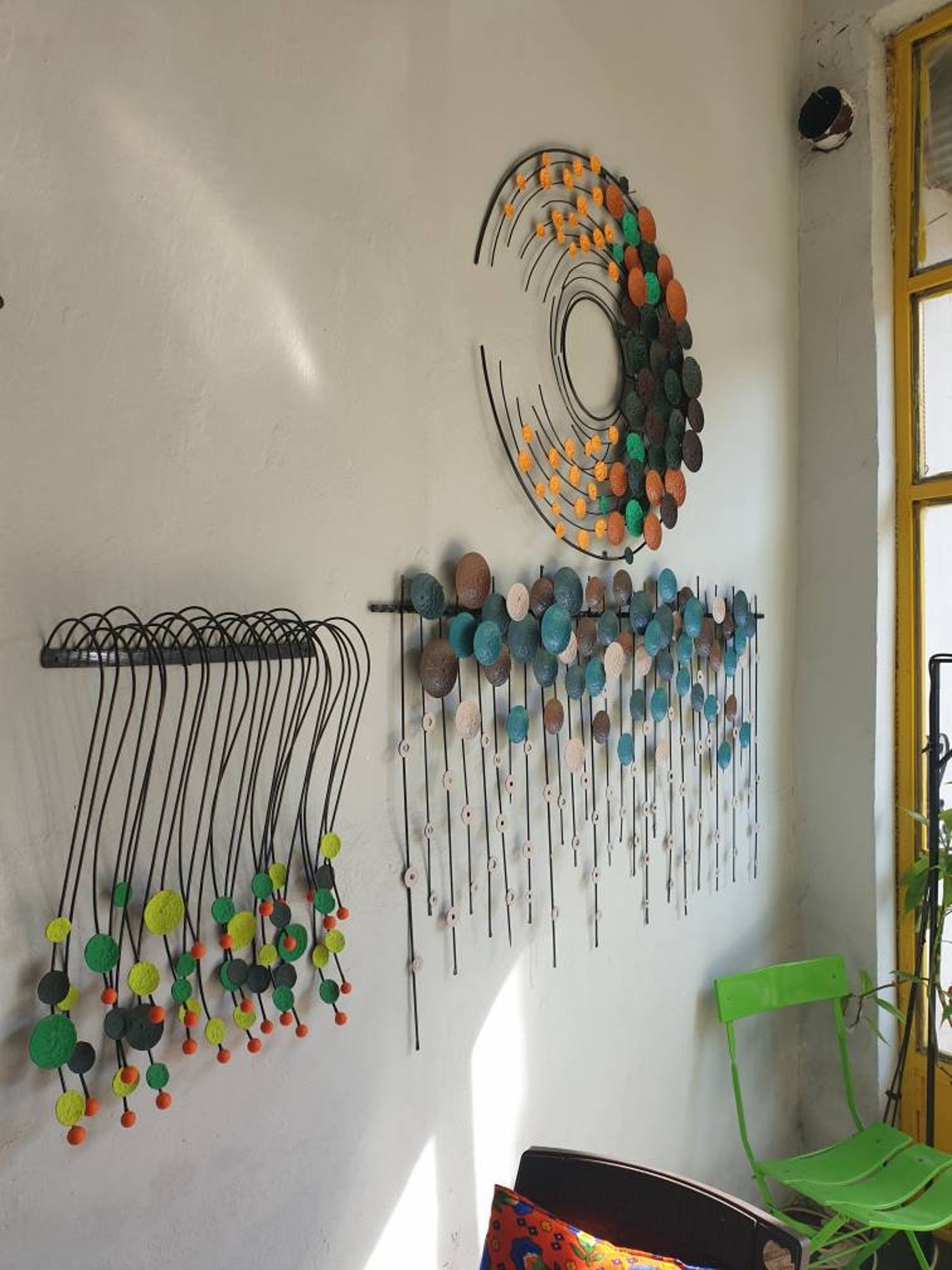 Large Luxury Wall Sculpture Abstract Metal Wall Decor Etsy