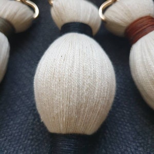 Wool Tassel Keychain: Bag Accessory, Curtain Ornament