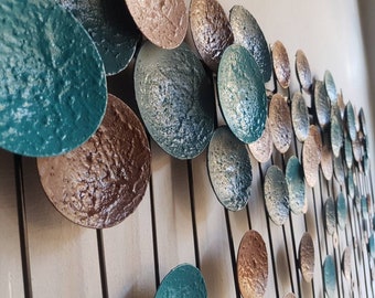 Arte de parede multicolorida grande / Arte em acrílico espelhado / Arte de parede / Decoração de luxo para casa / Decoração de parede espelhada / Escultura de parede / Decoração de parede abstrata