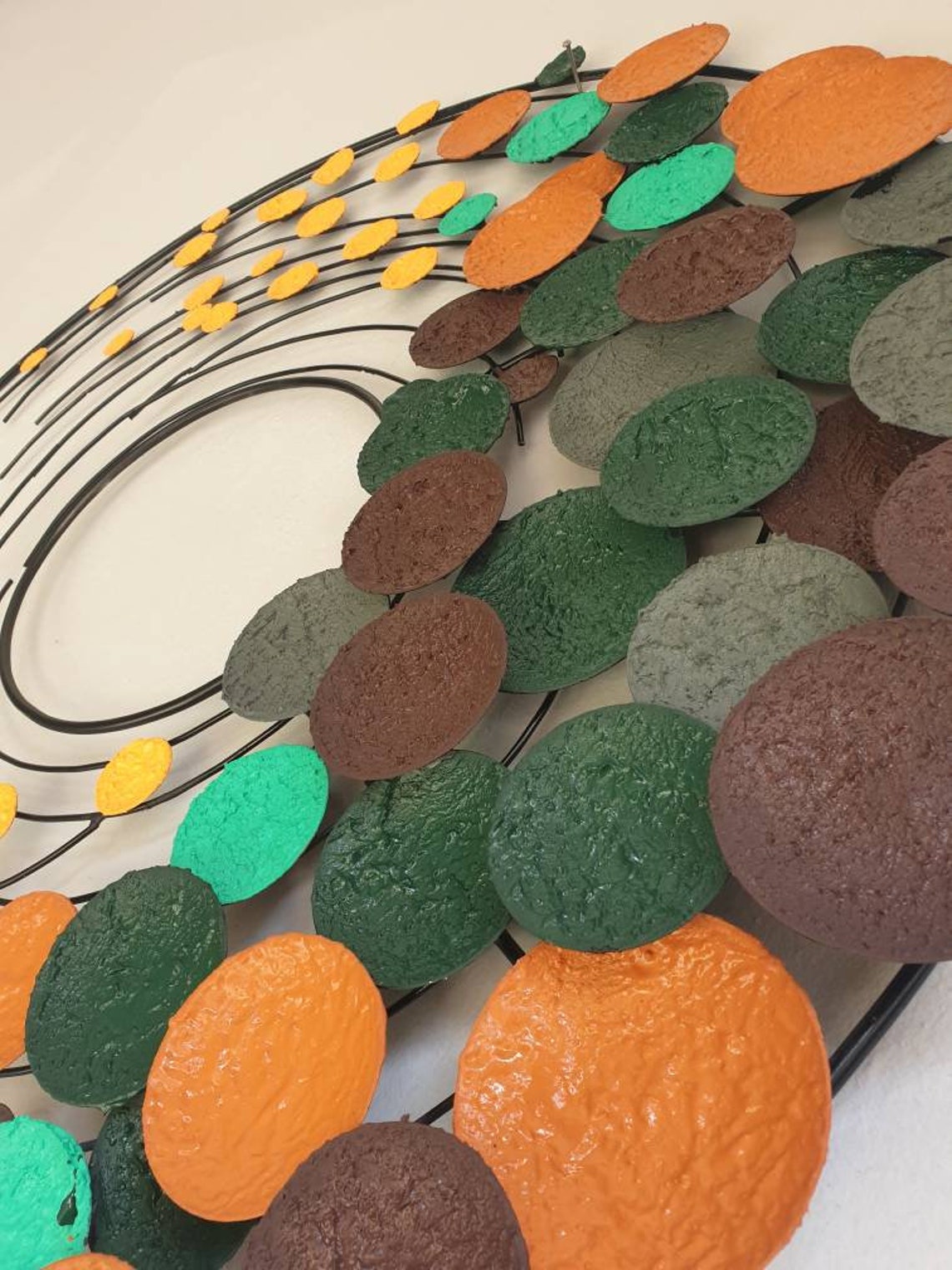 Large Luxury Wall Sculpture Abstract Metal Wall Decor Etsy