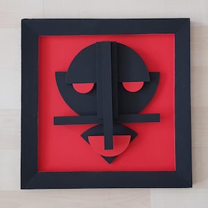 Geometric Wood Wall Art: Modern Abstract Sculpture