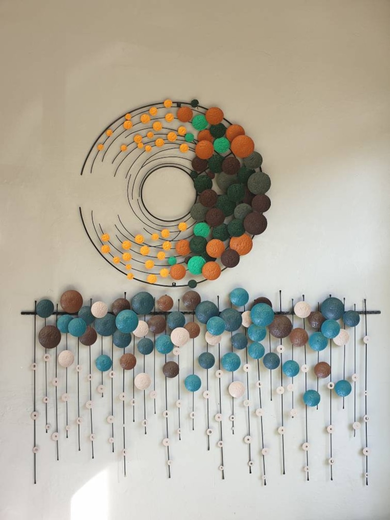 Large Luxury Wall Sculpture Abstract Metal Wall Decor Etsy