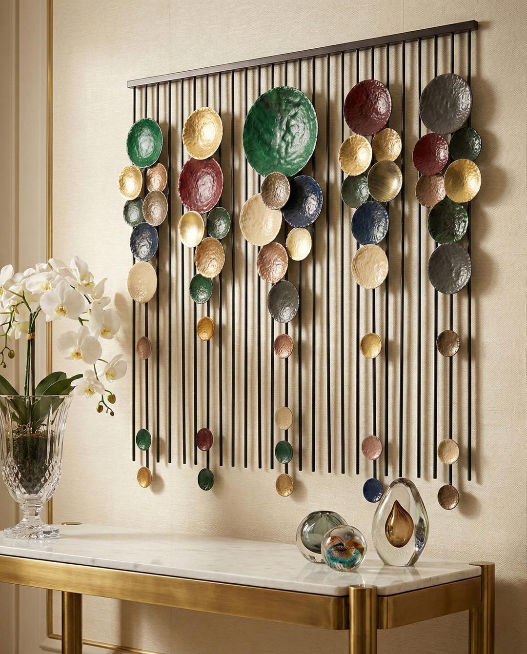 Large Abstract Metal Wall Sculpture: Modern Home Decor - Etsy