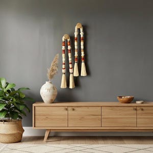 Customizable Lomas Style Hand Woven Mexican Textile Boho Wall Hanging