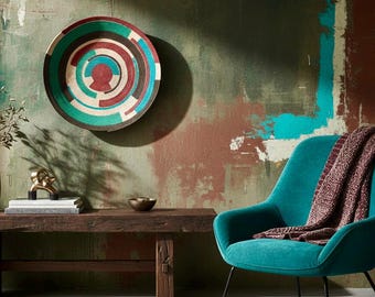 Decoración de pared estilo bohemio de cáñamo natural: diseño africano