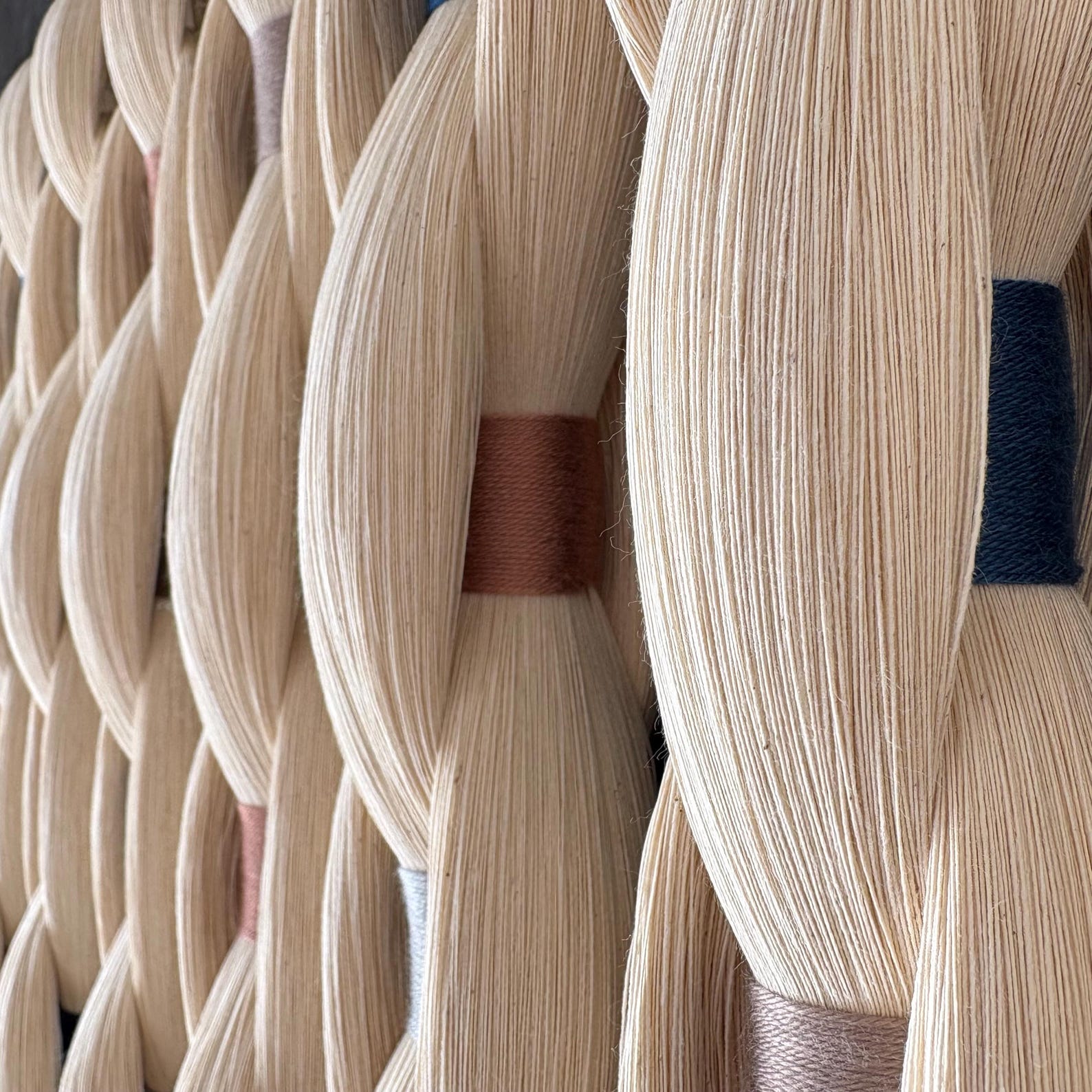 Hand Woven Fiber Wall Hanging: Boho Vertical Tapestry Art - Etsy