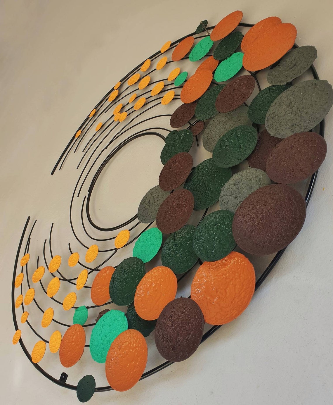 Large Luxury Wall Sculpture Abstract Metal Wall Decor Etsy