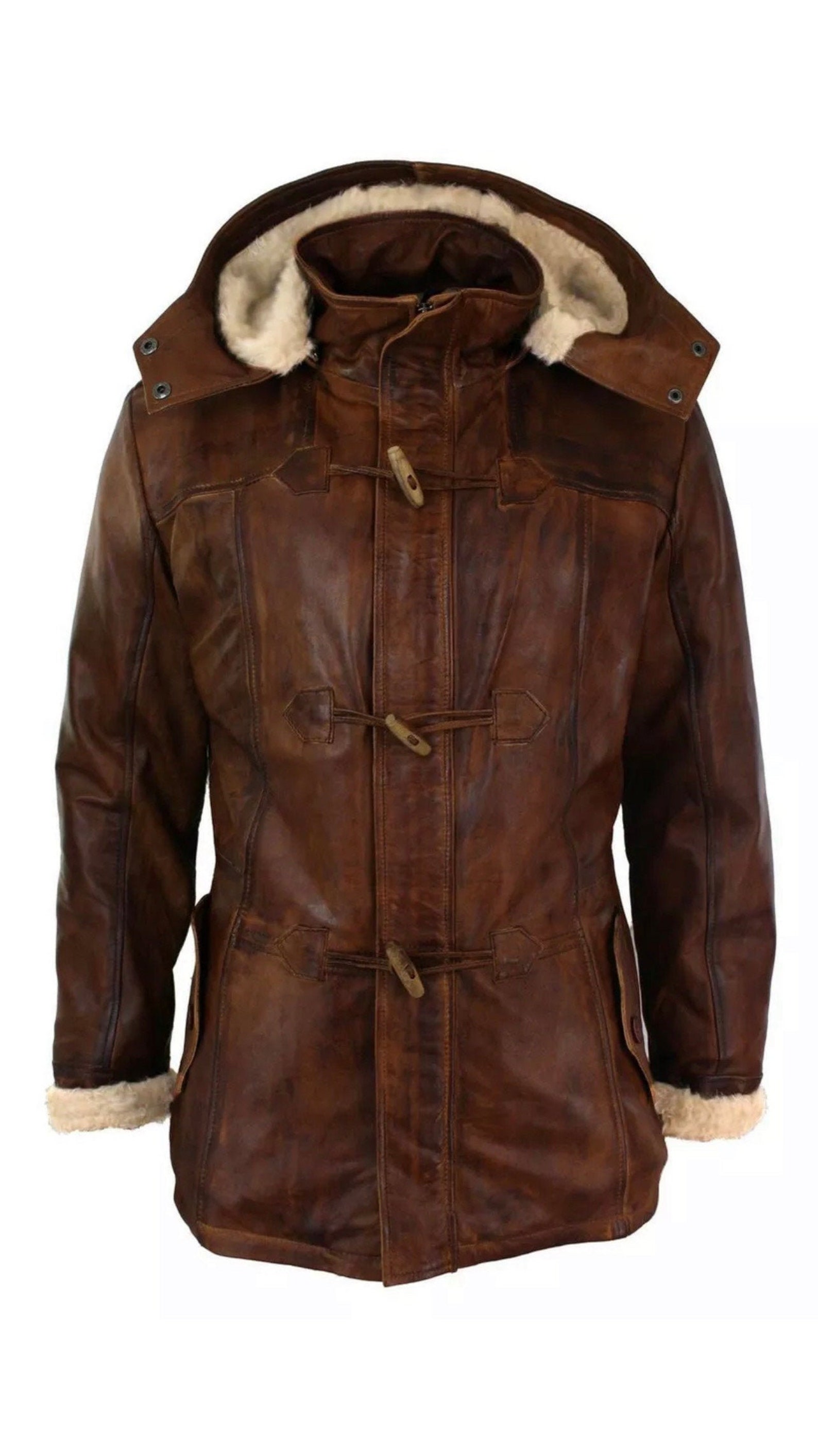 long brown winter coat