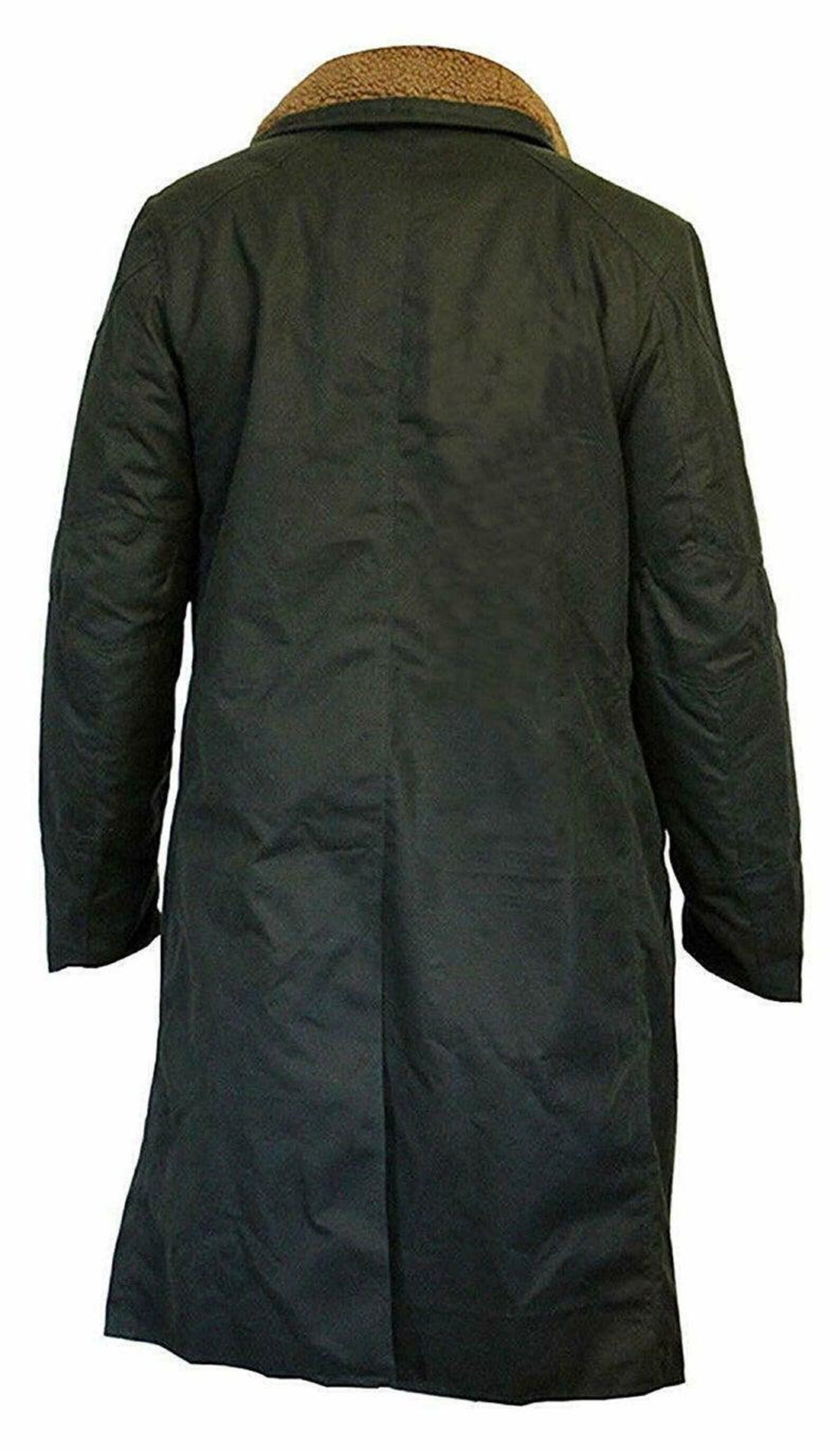 Blade Runner Costume Trench Overcoat 100% Black Cotton With | Etsy