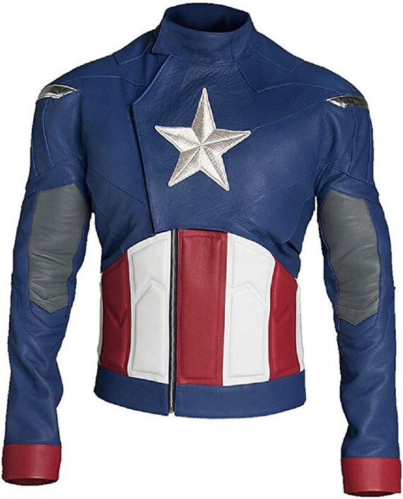 Captain America Mens Costume Deluxe Avengers Endgame