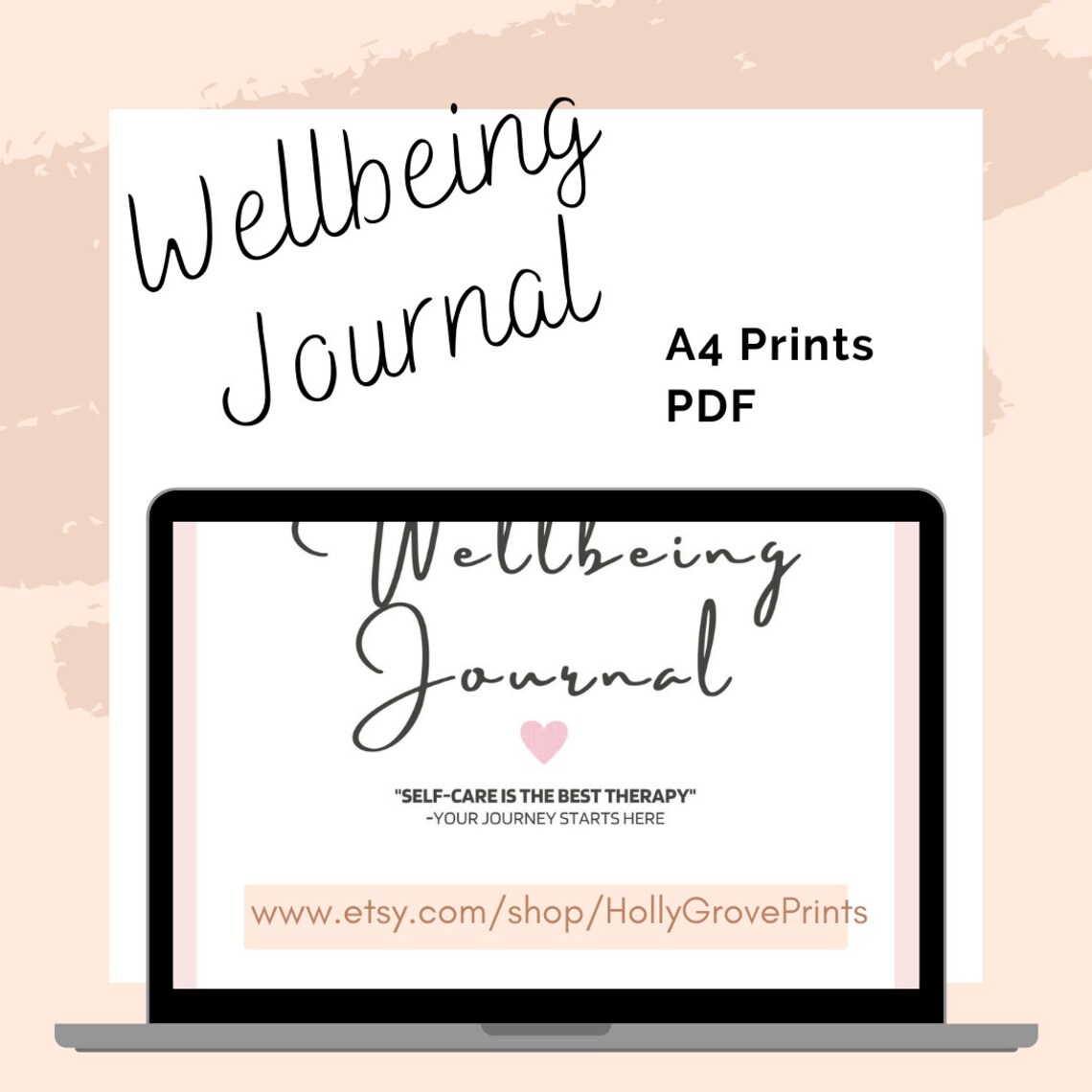 Wellbeing Journal Download Printable Bundle Etsy