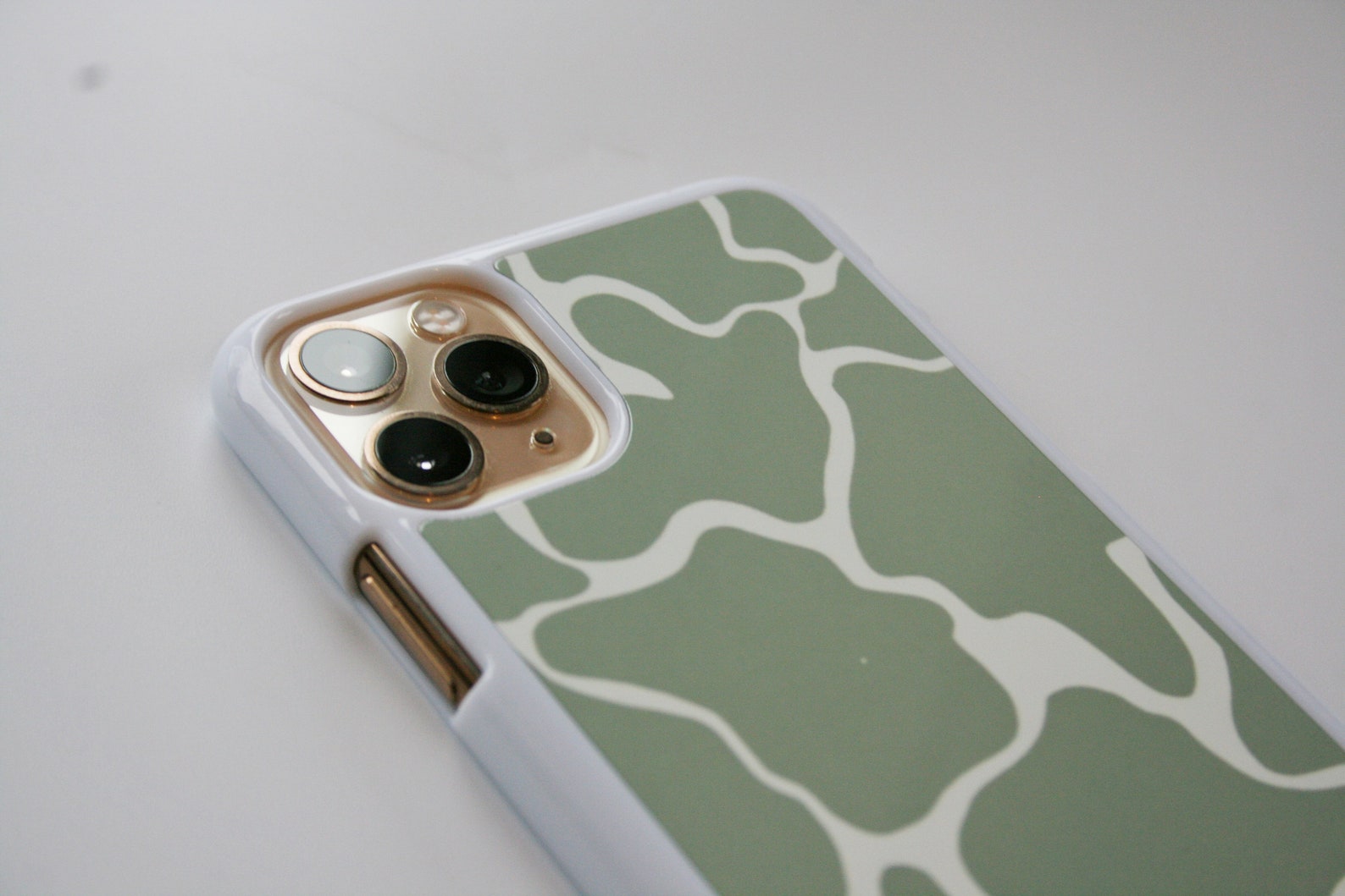 Sage Green Cow Print Phone Case | Etsy