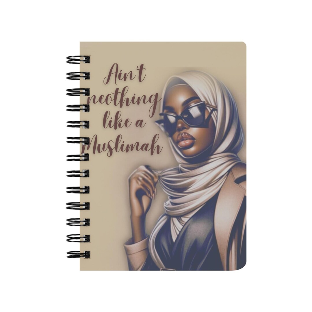 Islamic Spiral Notebook, Eid Gift, Ramadan Planner, Muslim Girl Gift - Etsy
