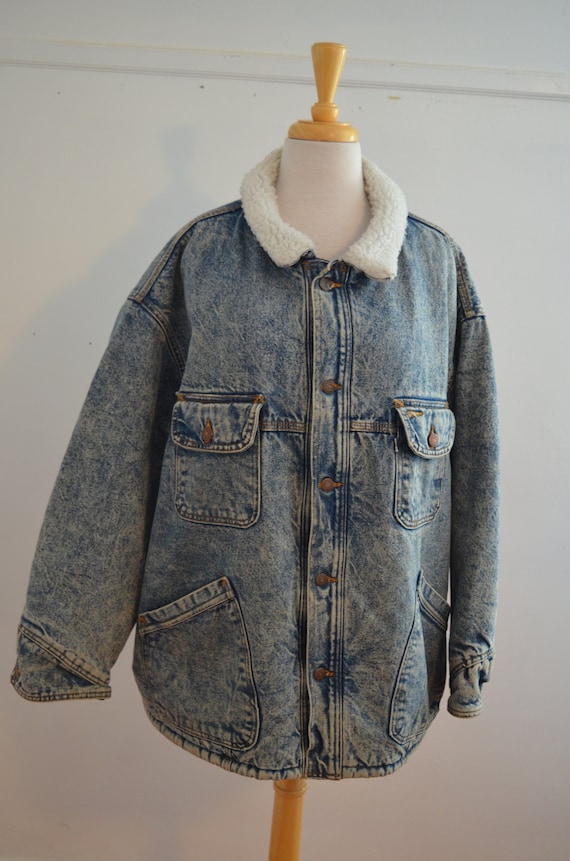 Vintage Levi's Sherpa Lined Denim Jacket - image 1