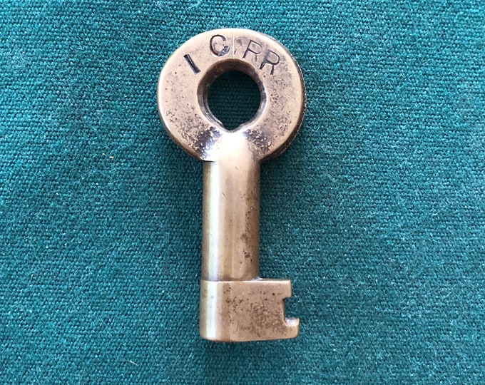 Illinois Central ICRR Railroad Brass Barrel Switch Key - ADLAKE - Etsy