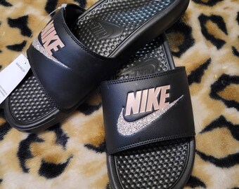 clear nike slides