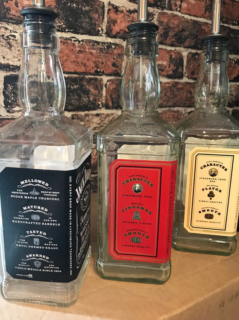 Jack Daniels DRESSING Pourer Oil Vinaigrette Waterproofed Silver