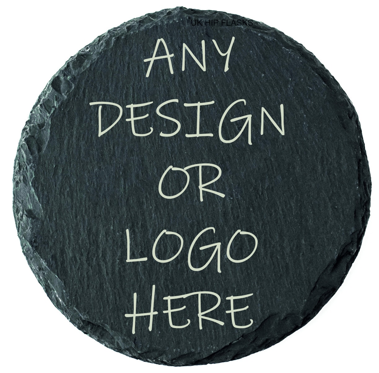 Slate Coaster Any Design or Logo Laser Engraved Gift Etsy