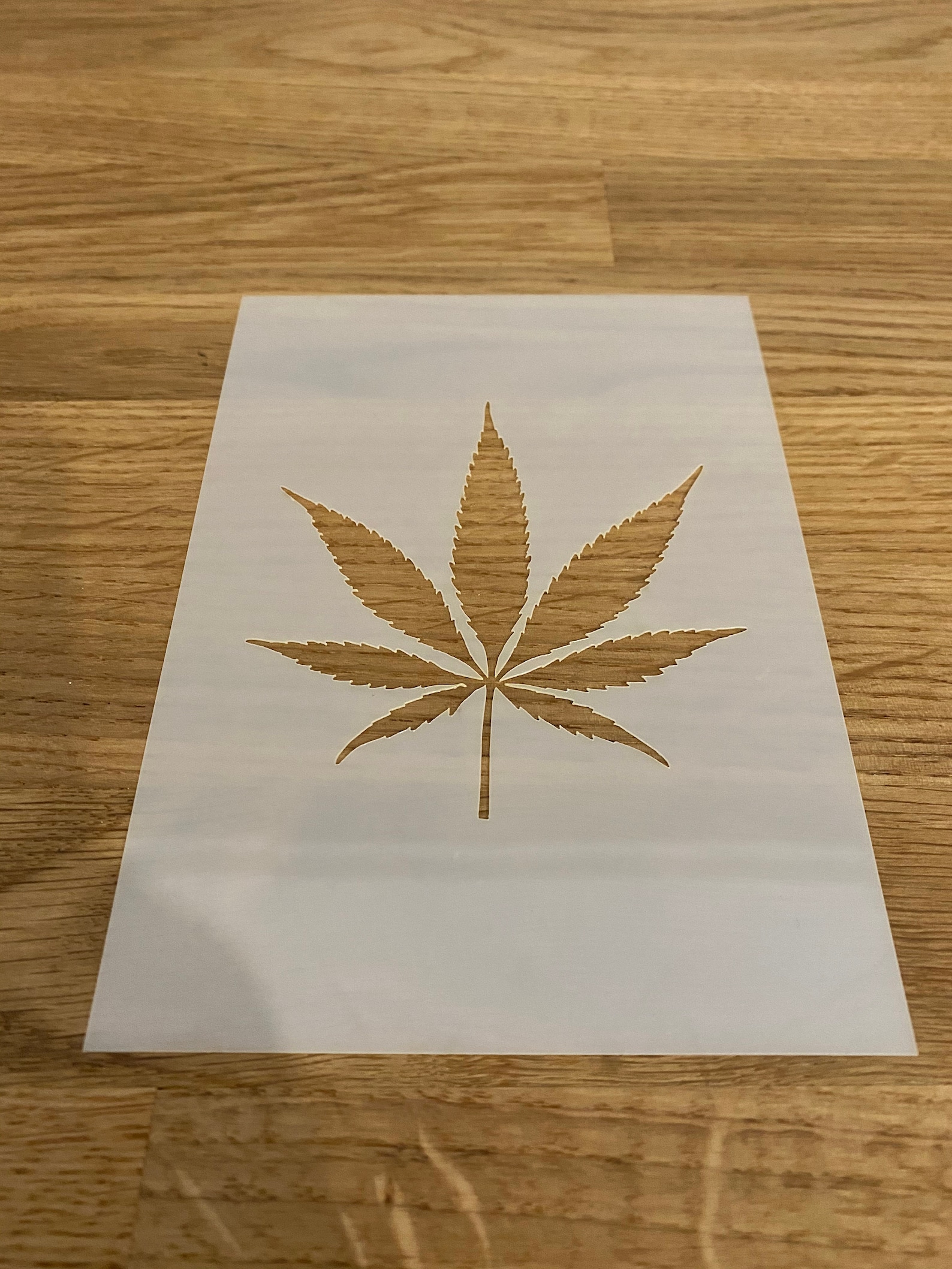 Marijuana Cannabis Weed Mylar Stencil Wall Art Airbrush | Etsy