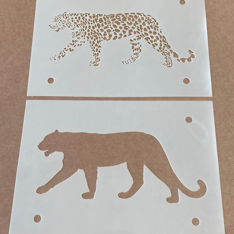 Extra Large Leopard Stencil - Etsy Australia