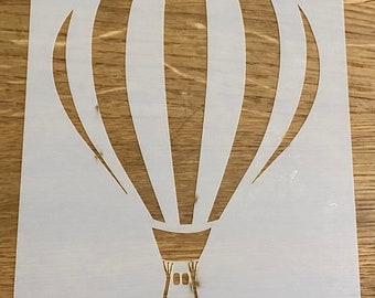 Globo Aerostático, Plantilla Mylar, Aerografía, Arte De Pared, Corte Láser, Pintura, Artesanía