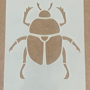 Mylar Stencil, Beetle, Airbrushing, Wall Art, Painting, Craft